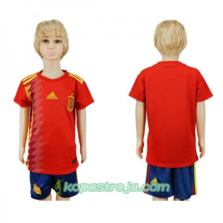 Billiga Fotbollströjor Spanien Barn WM 2018 Hemma tröja